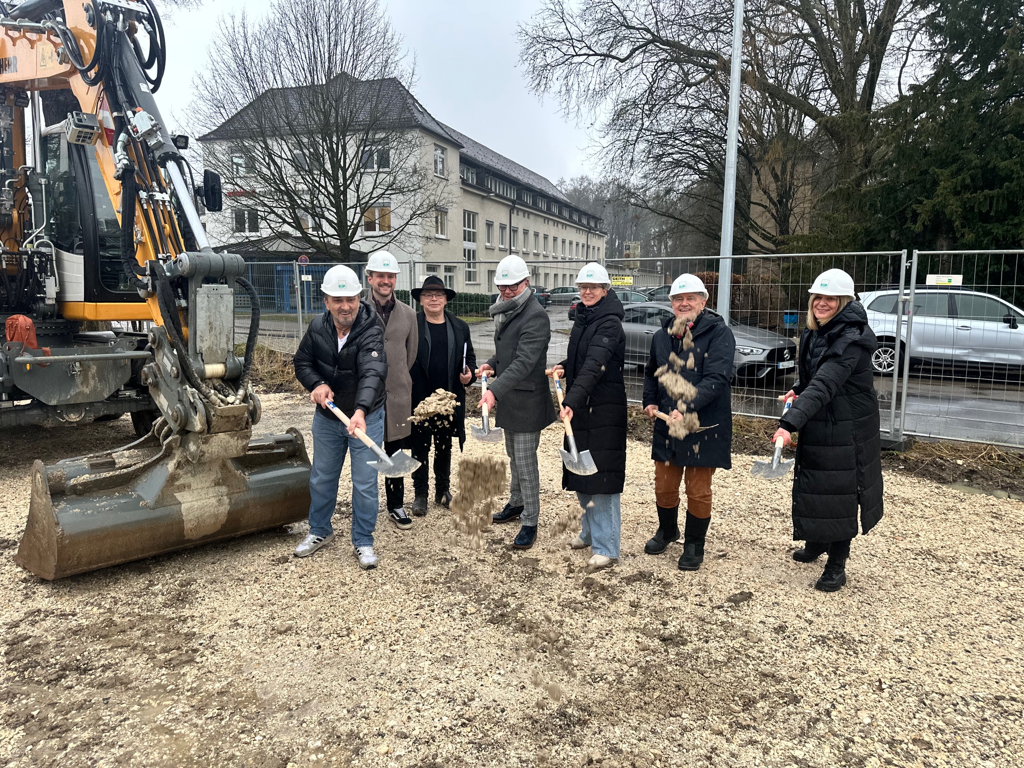Spatenstich für neue Kita in der Neu-Ulmer Turmstraße – heißt Wassertänzer und nimmt 101 Kinder auf